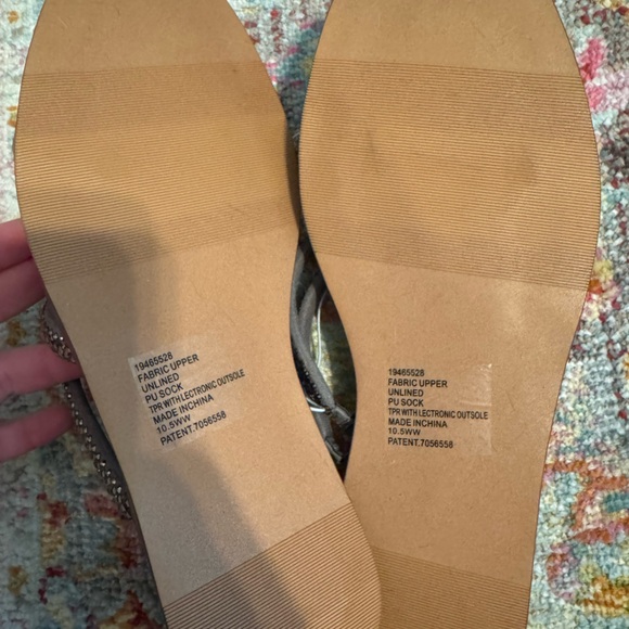 Torrid Gray Rhinestone Sandals - Picture 2 of 3